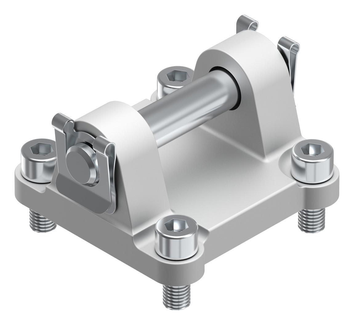 Festo Sncb-80 Clevis Flange, 80Mm, Die-Cast Aluminium