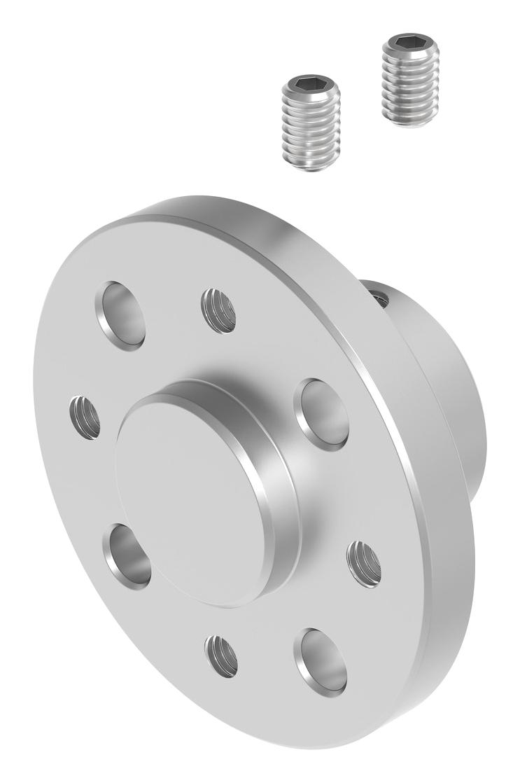 Festo Darf-Q12-16 Push-On Flange, 16Mm, Alum Alloy, 1.4Nm