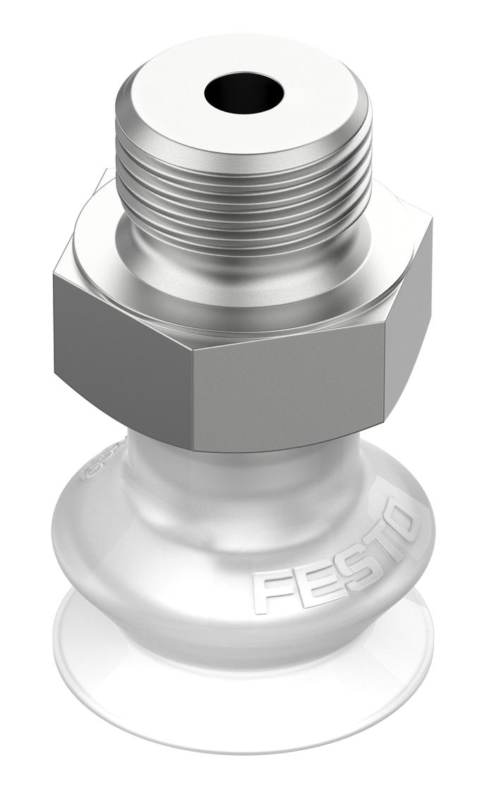 Festo Vasb-15-1/8-Si-B Suction Cup, Round Bellows, 15Mm