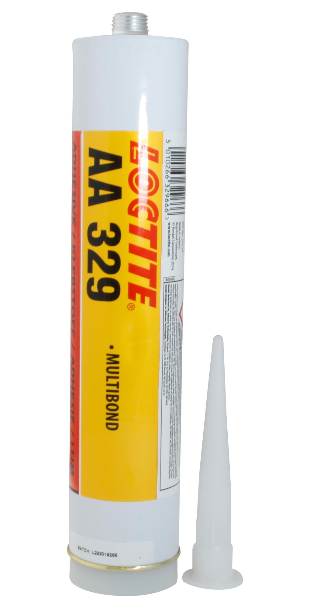 Loctite Aa 329, 315Ml Structural Adhesive, Cartridge, 315Ml