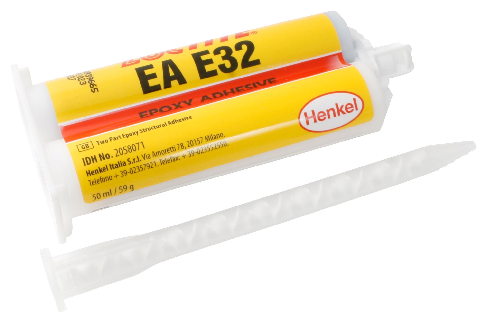 Loctite Ea E32 A&b, 50Ml Structural Adhesive, Cartridge, 50Ml