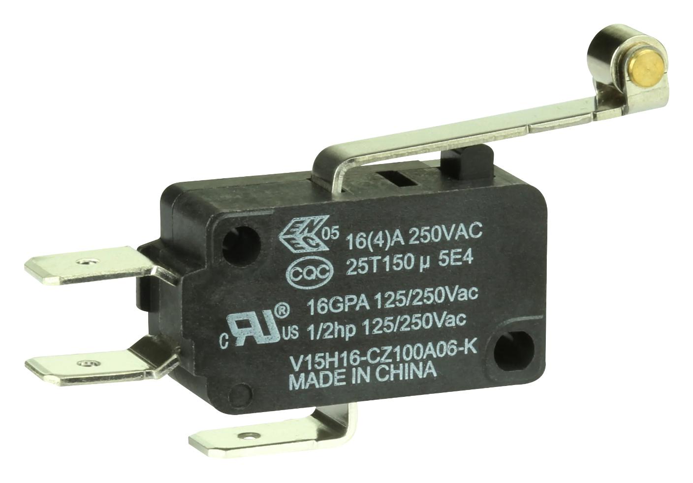 Honeywell / Partner Stock V15H16-Cz100A06-K Microswitch, Standard