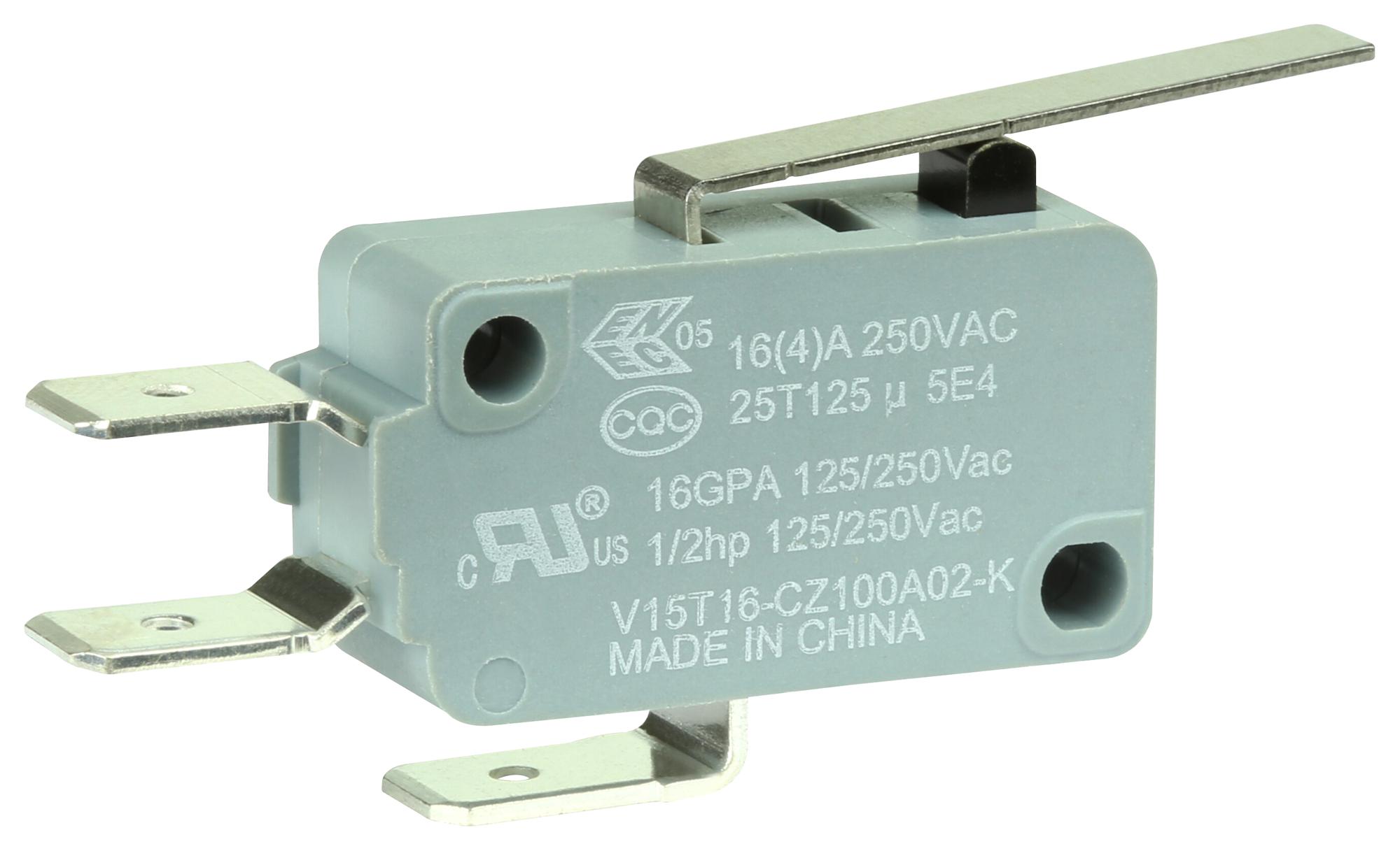 Honeywell / Partner Stock V15T16-Cz100A02-K Microswitch, Standard