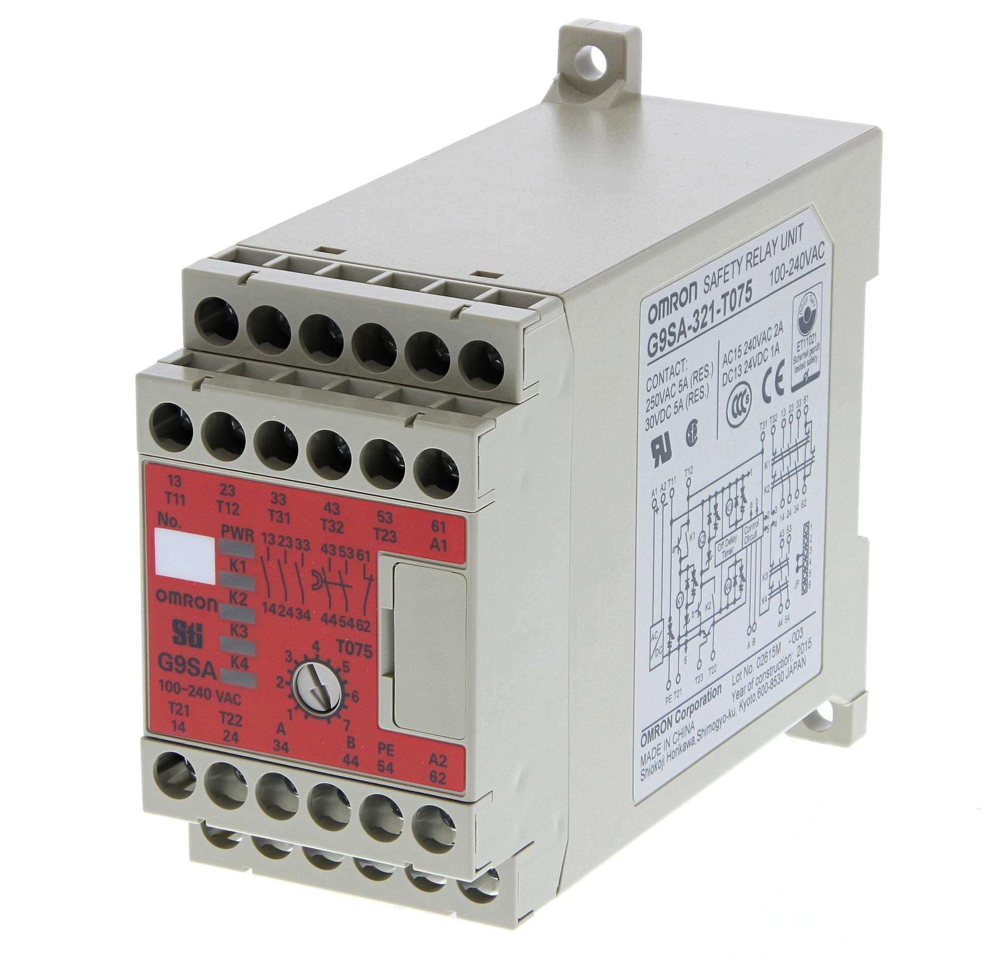 Omron Industrial Automation G9Sa-321-T30 Ac/dc24 Safety Relays