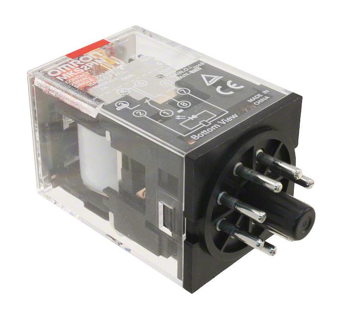 Omron Industrial Automation Mks2Pin Ac230 Power Relay, Dpdt, 230V, 10A, Socket