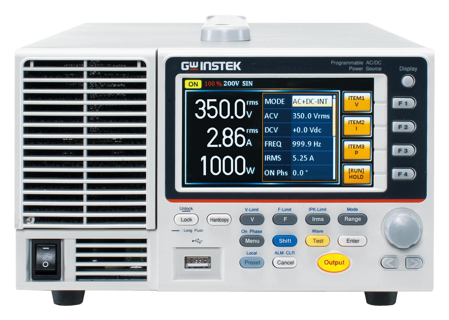 Gw Instek Asr-2050R  (Usb+Lan) Bench Power Supply, 1Ch, Prog, 5A, 350V