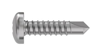 Tr Fastenings 4.2 X 16 Ptstdx Z100 Din7504 Pan Head Screw, Steel, 4.2Mm X 16Mm