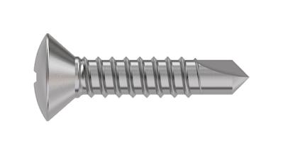 Tr Fastenings 4.2 X 25 Ipstdx Z100 Din7504 Countersunk Head Screw, Steel, 4.2X25Mm