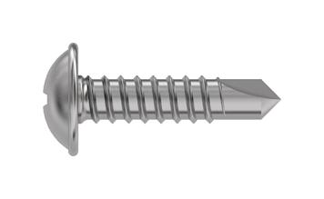 Tr Fastenings 4.2 X 13 Flstdx Z100 Din7504 Flange Head Screw, Steel, 4.2Mm X 13Mm