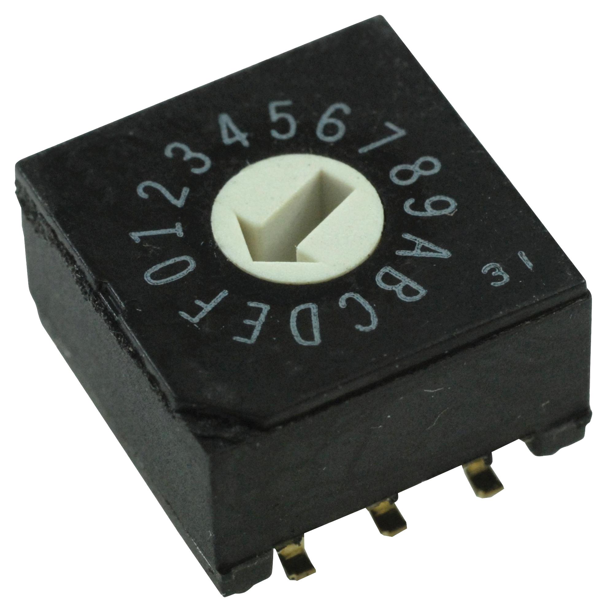 Omron Electronic Components A6Rs-161Rf-P Rotary Coded Sw, Hex, 0.025A, 24V, Smd