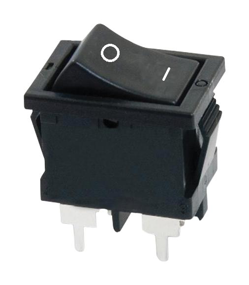 Omron Electronic Components A8L-21-12N2 By Omi Rocker Switch, Dpst, 10A, 250Vac, Panel