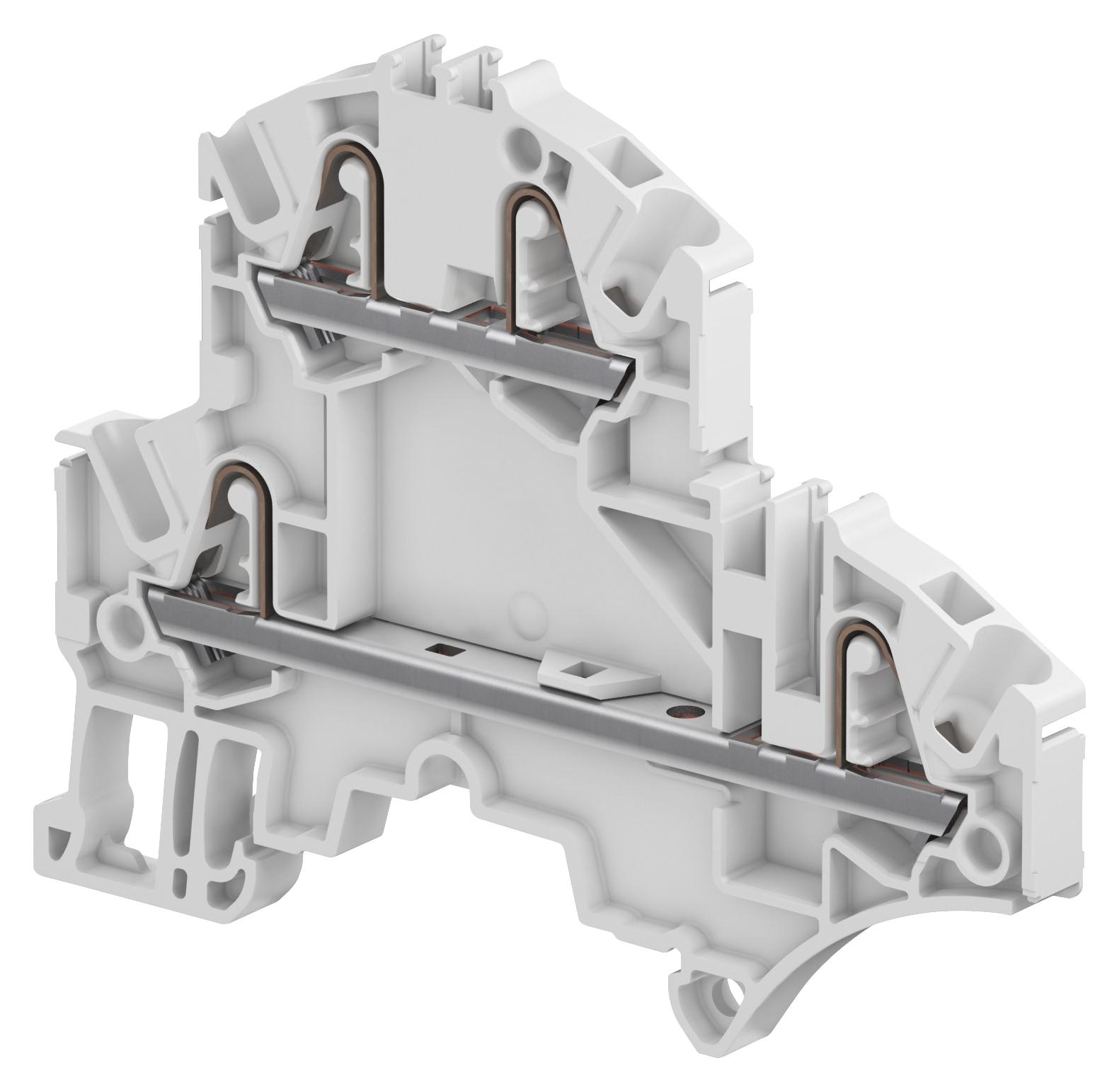 Entrelec - Te Connectivity 1Snk705210R0000 Terminal Block, Din-Rail, 4Pos, 12Awg