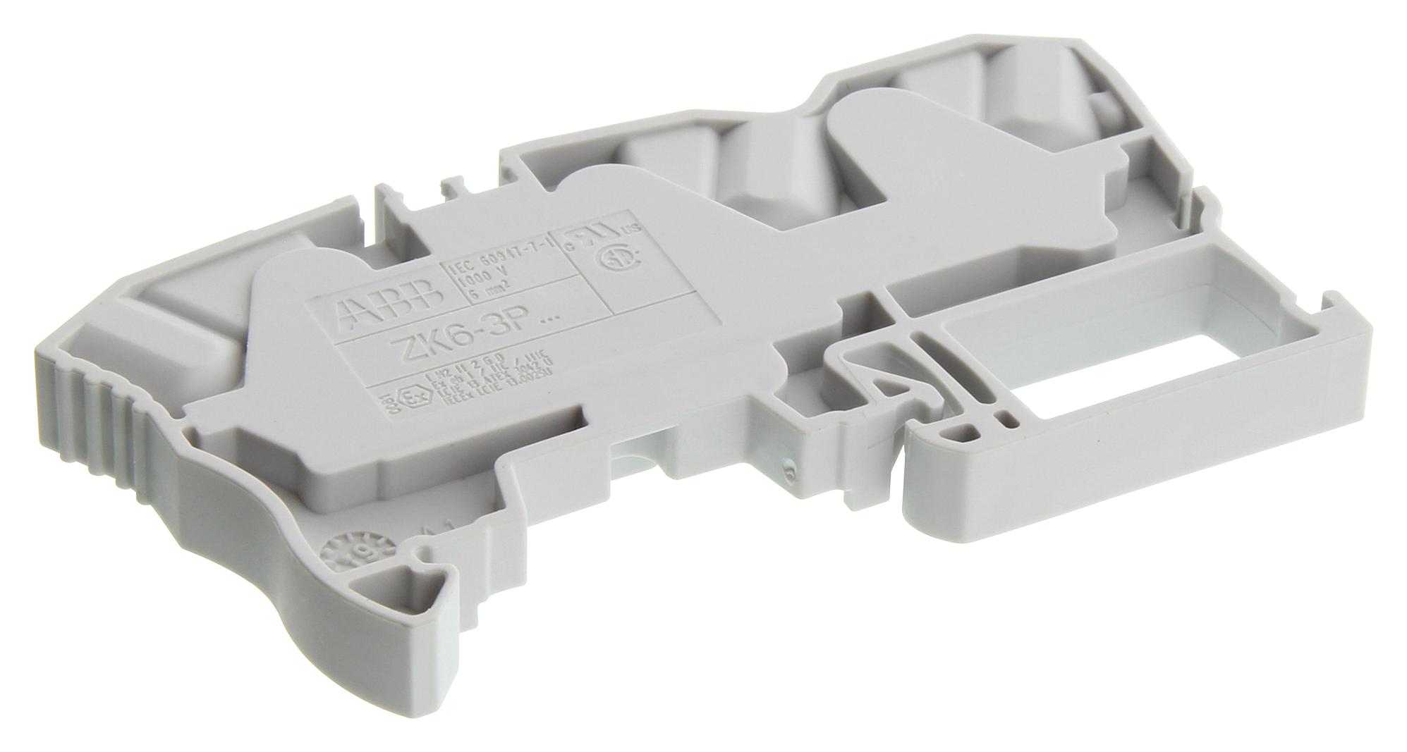 Entrelec - Te Connectivity 1Snk708011R0000 Terminal Block, Dinrail, 3Pos, 8Awg