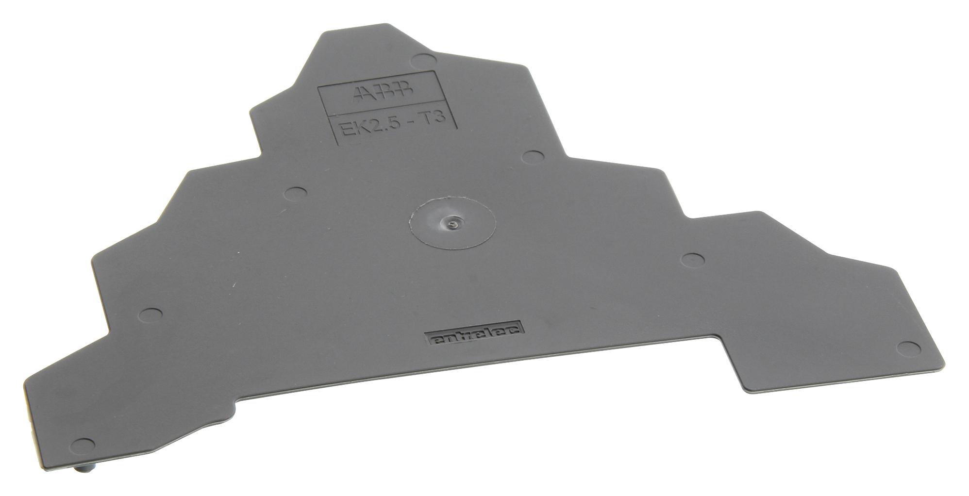 Entrelec - Te Connectivity 1Snk705961R0000 End Section Cover, Grey, Terminal Block