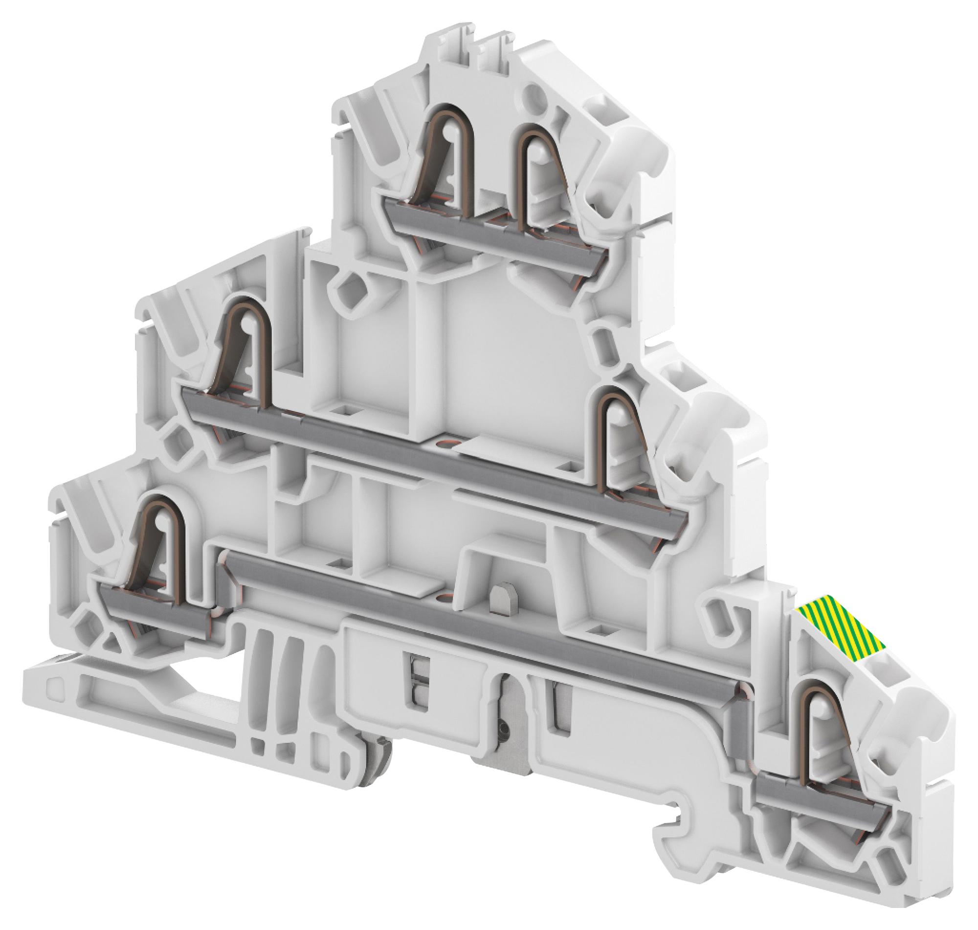 Entrelec - Te Connectivity 1Snk705512R0000 Terminal Block, Din Rail, 6Pos, 2.5Mm2