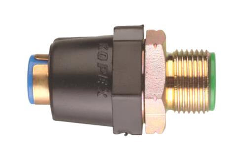 Abb - Kopex Xmm0505 Conduit Connector, Straight, Brass, 25Mm