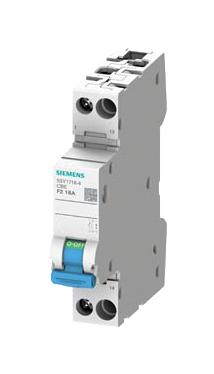 Siemens 5Sy1702-2 Thermal Mag Ckt Breaker, 1P, 2A, 230Vac