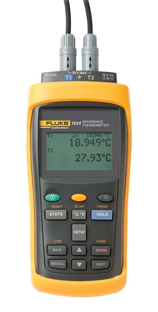 Fluke Calibration 1524-256 Thermometer, 1Ch, -200 To +1750Deg C