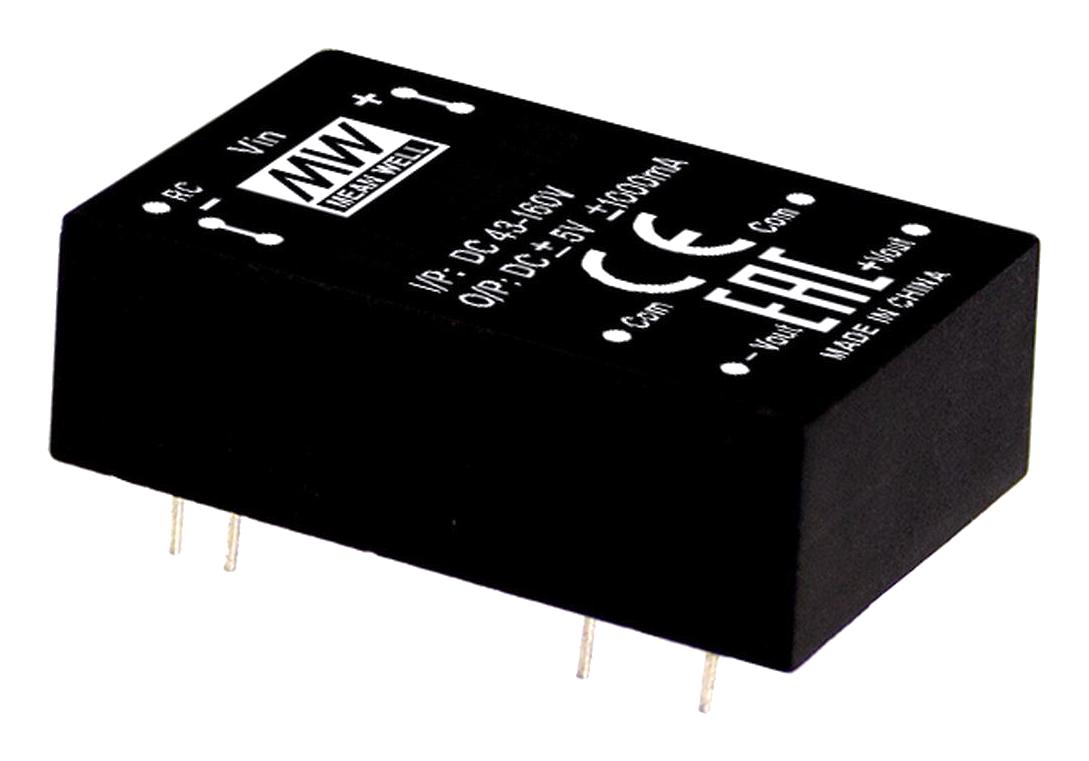 Mean Well Rddw10H-15 Dc-Dc Converter, 2 O/p, 10W