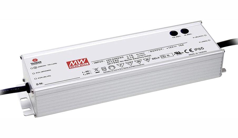 Mean Well Hlg-150H-20A Led Driver, Constant Current/volt, 150W