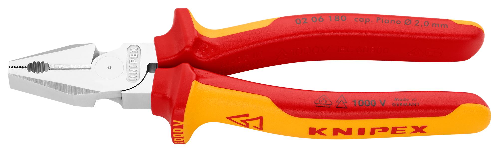 Knipex 02 06 180 Combination Plier, Vde