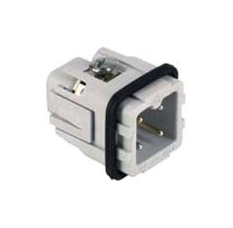 Multicomp Pro Mp004720 Heavy Duty Insert, Plug, 3+Pe Pos, 10A