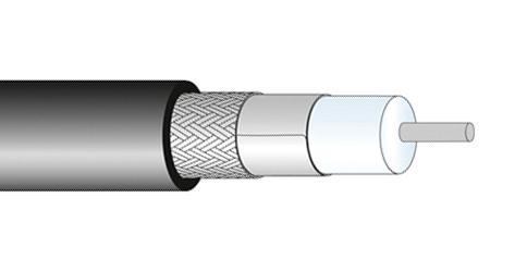 Huber+Suhner Spuma240-Fr-01 Coax Cable Wire, 6.17Mm, 50 Ohm, 1M