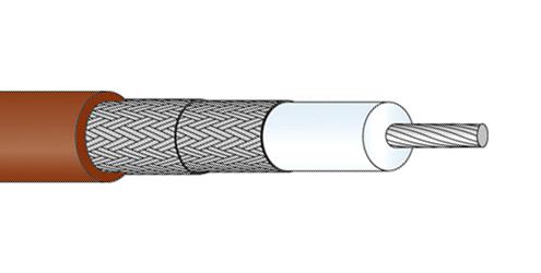 Huber+Suhner K02252d Coax Cable Wire, 3Mm, 50 Ohm, 1M