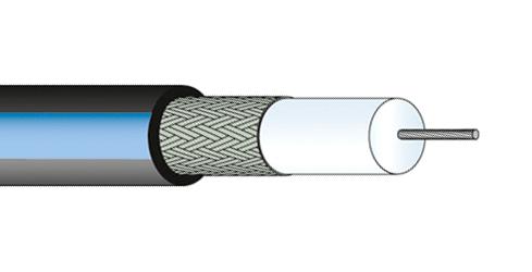 Huber+Suhner Enviroflex179 Coax Cable Wire, 2.54Mm, 75 Ohm, 1M