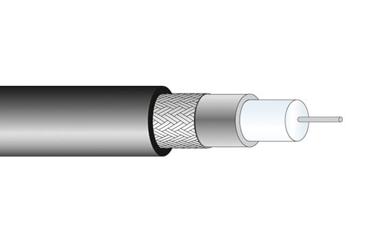 Huber+Suhner G03130ht Coax Cable Wire, 5Mm, 75 Ohm, 1M