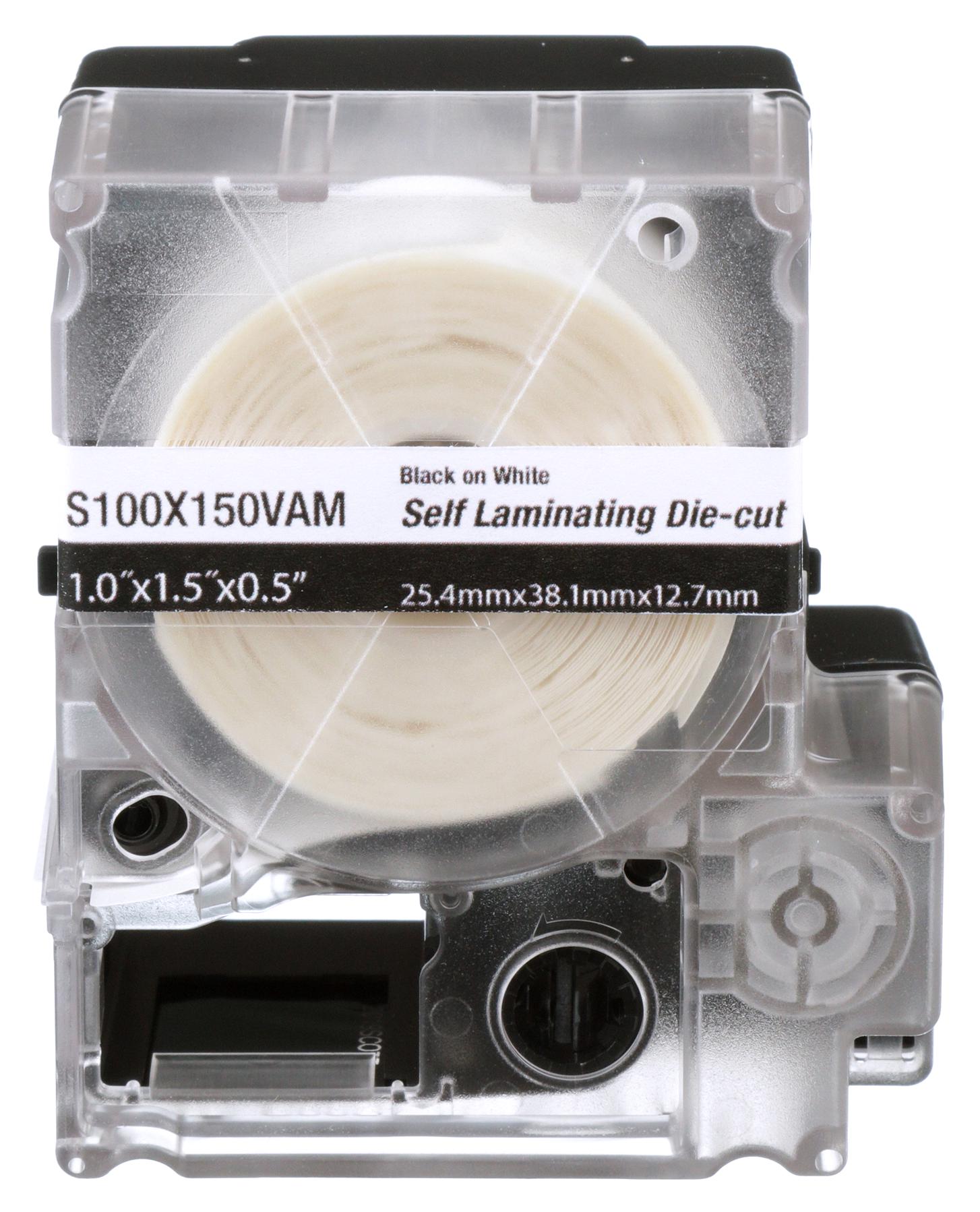 Panduit S100X225Vam Label Cassette, Vinyl, 25.4Mm X 57.2Mm