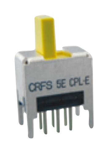 Nidec Components Crfs-2202W Slide Switch, Dpdt, 0.1A, 12Vdc, Tht