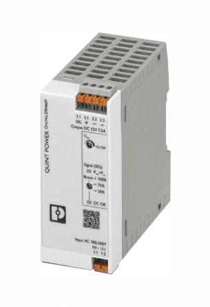 Phoenix Contact 2904607 Power Supply, Ac-Dc, 12V, 7.5A