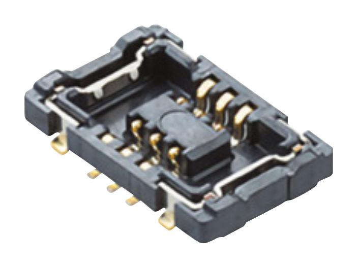 Molex 503548-0622 Mezzanine Conn, Rcpt, 6Pos, 2Row, 0.4Mm