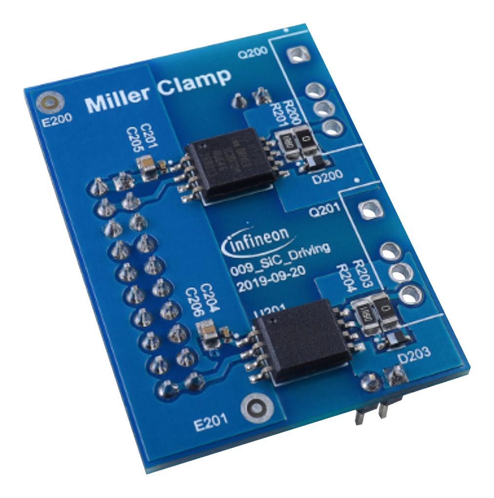 Infineon Refpssicdp1Tobo1 Ref Design Miller Clamp Daughterboard