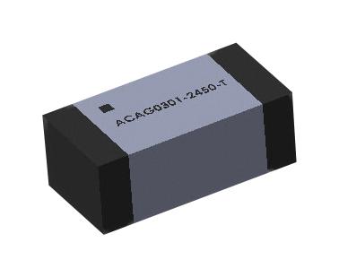 Abracon Acag0301-2450-T Ceramic Chip Antenna, 2.45Ghz, 50 Ohm