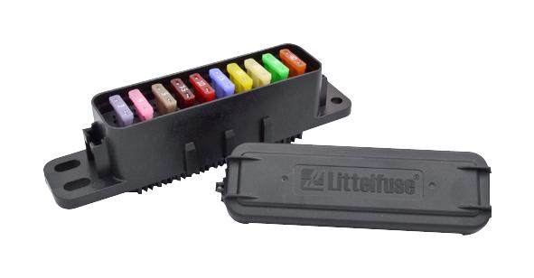 Littelfuse Pdm61001Zxm Auto Blade Fuse Holder, 10P, 210A, Screw