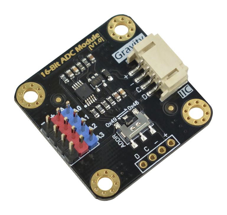 Dfrobot Dfr0553 I2C 16-Bit Adc Module, Arduino/pi Board