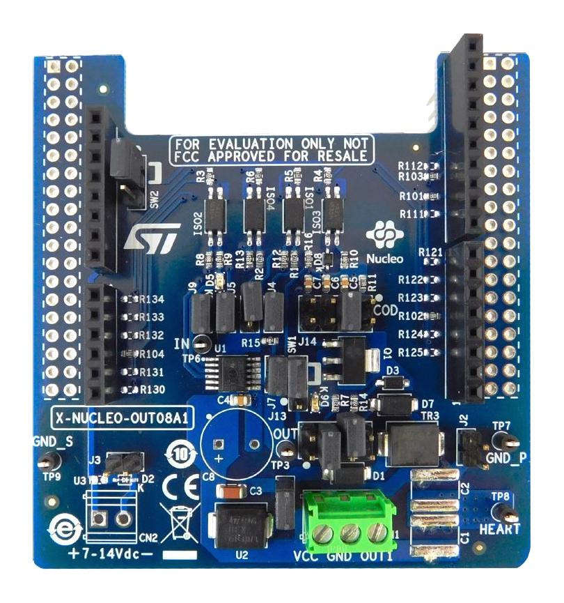 Stmicroelectronics X-Nucleo-Out08A1 Expansion Board, Stm32 Nucleo Dev Board