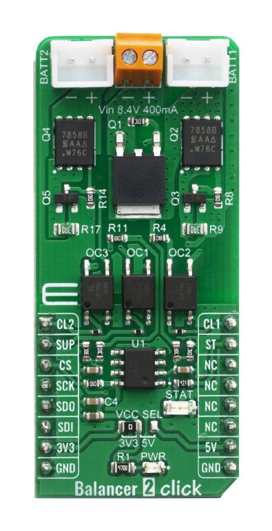 Mikroelektronika Mikroe-4058 Click Board, Battery Charger, Gpio/spi