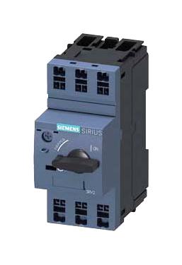 Siemens 3Rv20111Ba20 Thermal Mag Ckt Breaker, 3P, 2A, 690V