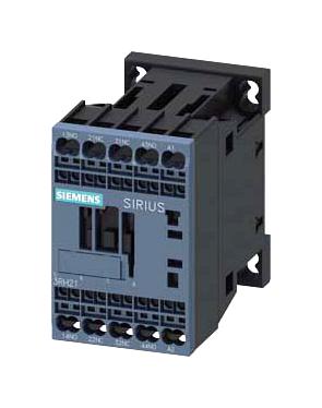 Siemens 3Rh21222Ap00 Contactor, 230Vac, Din Rail/panel