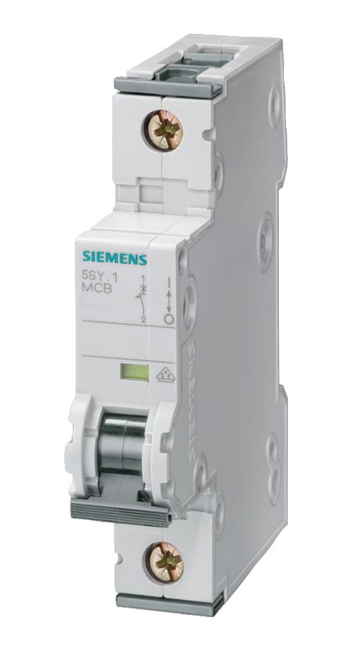 Siemens 5Sy4110-7 Miniature Ckt Breaker, 1P, 10A, 400Vac