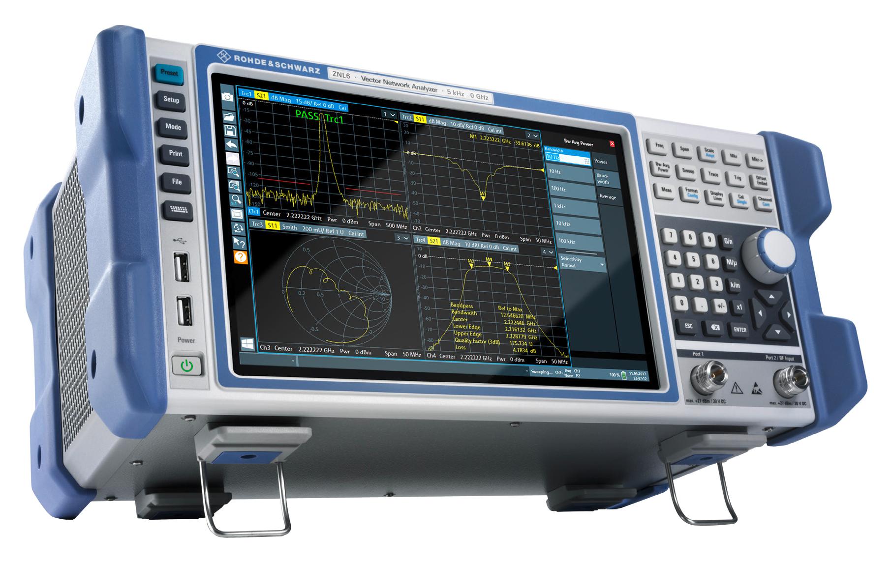 Rohde & Schwarz Znl6-Com Vector Network Analyzer, 5Khz-6Ghz