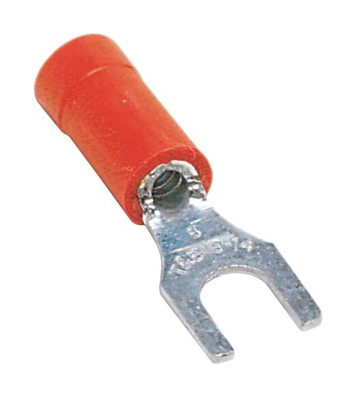 Abb 7Tai029450R0015 Crimp Terminal, Fork, #10, 16Awg, Red