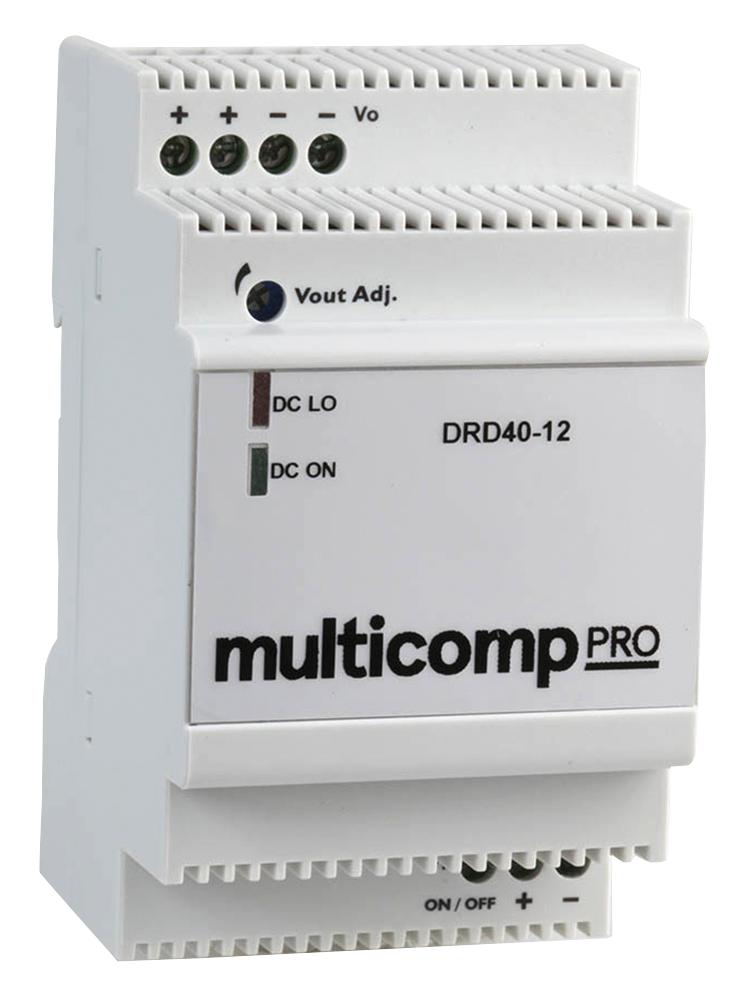 Multicomp Pro Mp-Drd40-12 Dc-Dc Converter, 12V, 3.4A