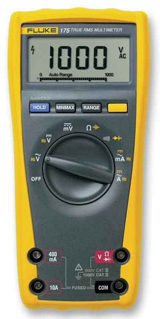 Fluke Fluke 175 Multimeter, Digital, Hand Held, 6000