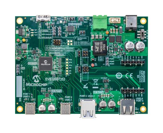 Microchip Ev33X03A Eval Board, Usb Smarthub Controller