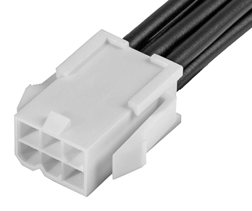 Molex 215326-2063 Wtb Cable, 6Pos Rcpt-Free End, 600Mm