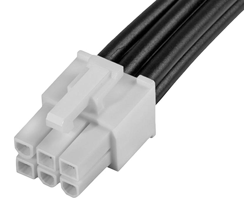 Molex 215326-2061 Wtb Cable, 6Pos Rcpt-Free End, 150Mm